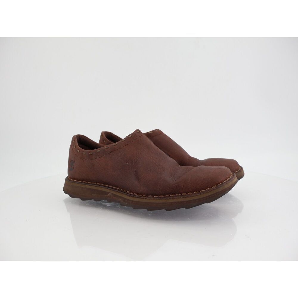 Timberland Smart System Loafers Womens 7M Brown Leather Shoes Size Zip Comfort